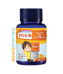 Chewies Vitamin C+zinc 60s [orange]